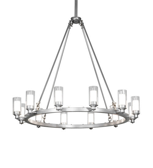 Loxley LED Chandelier in Sparkle Silver Finish