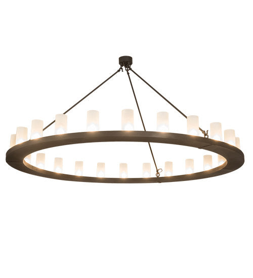 Loxley 24 Light Chandelier in Wrought Iron Finish