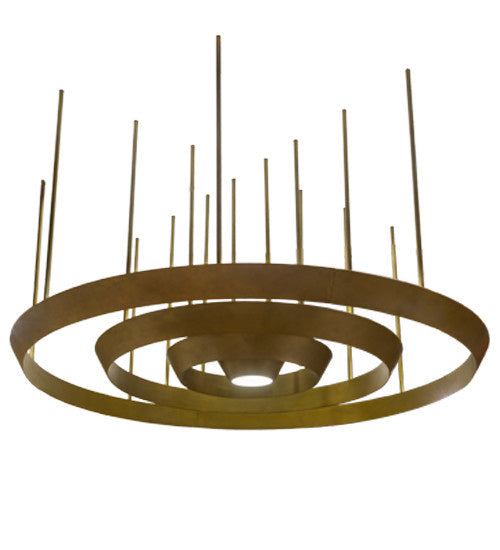 Zarkov LED Pendant in Gold Matte Finish