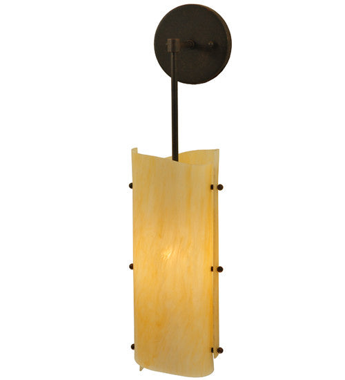 Vortex One Light Wall Sconce in Coffee Bean Finish