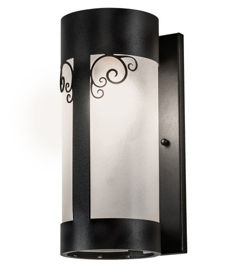 Putrelo One Light Wall Sconce in Old Wrought Iron Finish