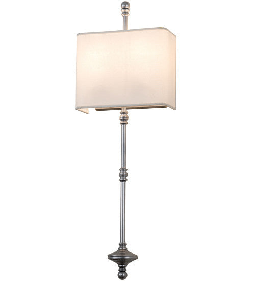 Muirfield Two Light Wall Sconce in Weatherable Silver Finish