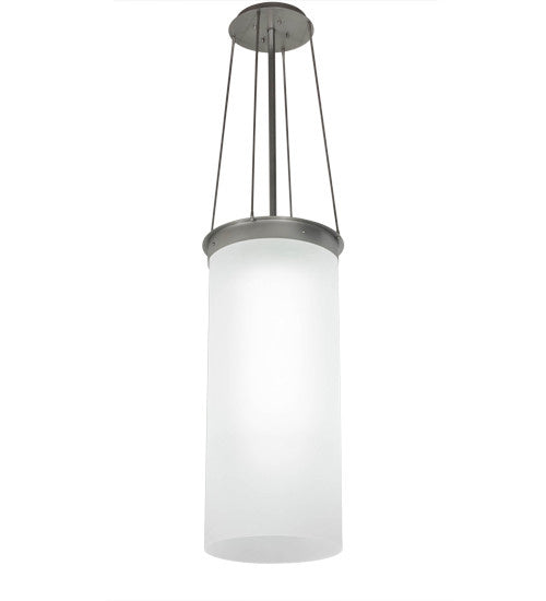 Cilindro LED Pendant in Nickel Finish