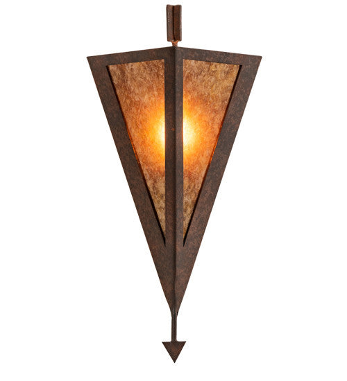 Desert Arrow One Light Wall Sconce in Rusty Nail Finish