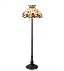 Meyda Tiffany - 153948 - Three Light Floor Lamp - Roseborder
