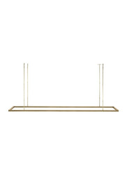 Visual Comfort Modern - MDLS18627NB - LED Linear Suspension - Stagger - Natural Brass
