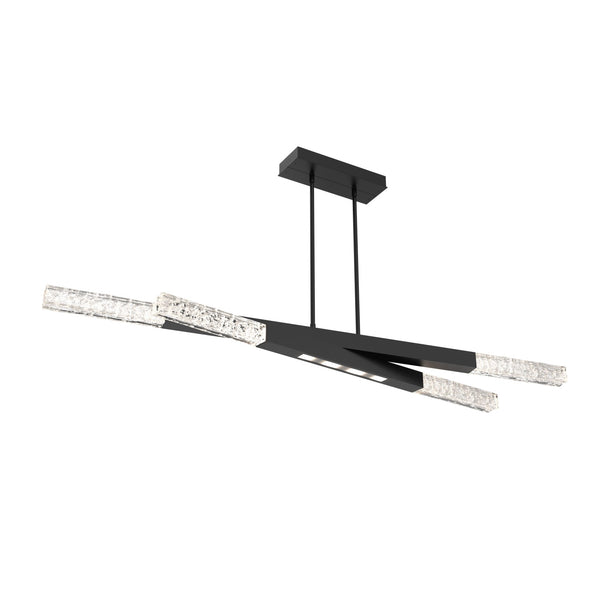 Axis LED Linear Suspension in Matte Black Finish