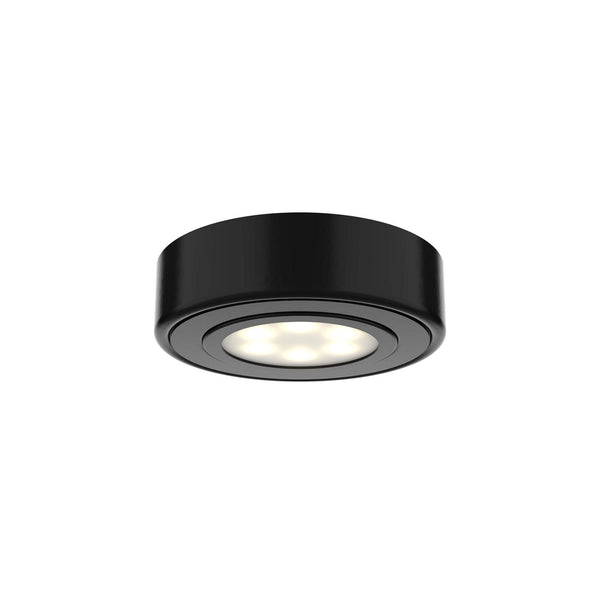 LED Puck in Black Finish