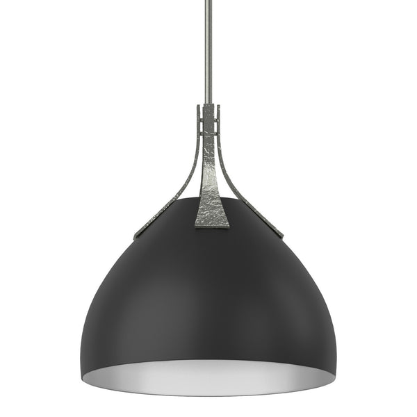 Summit One Light Pendant in Sterling Finish