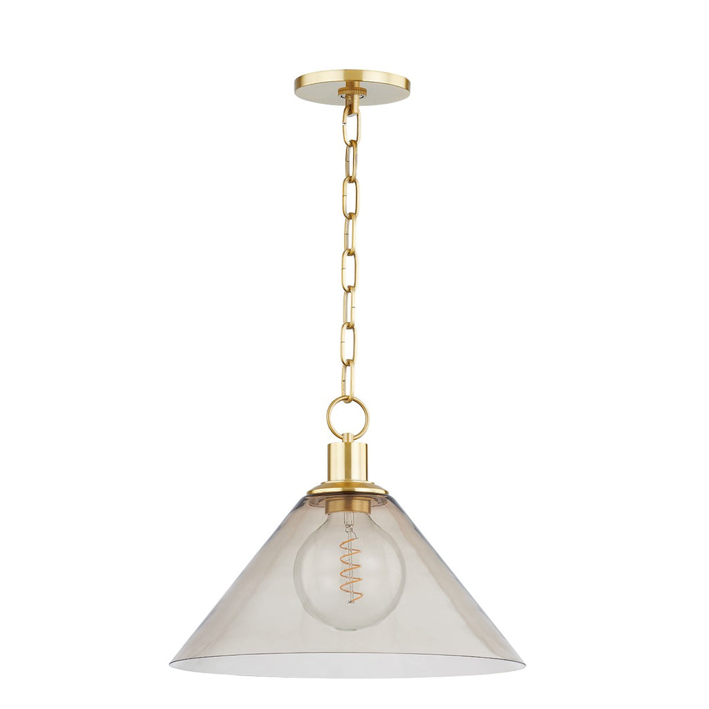 Mitzi Glass Down - H829701L-AGB - One Light Pendant - Anniebee