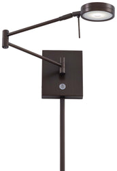 George Kovacs - P4308-647 - LED Swing Arm Wall Lamp - George'S Reading Room - Copper Bronze Patina