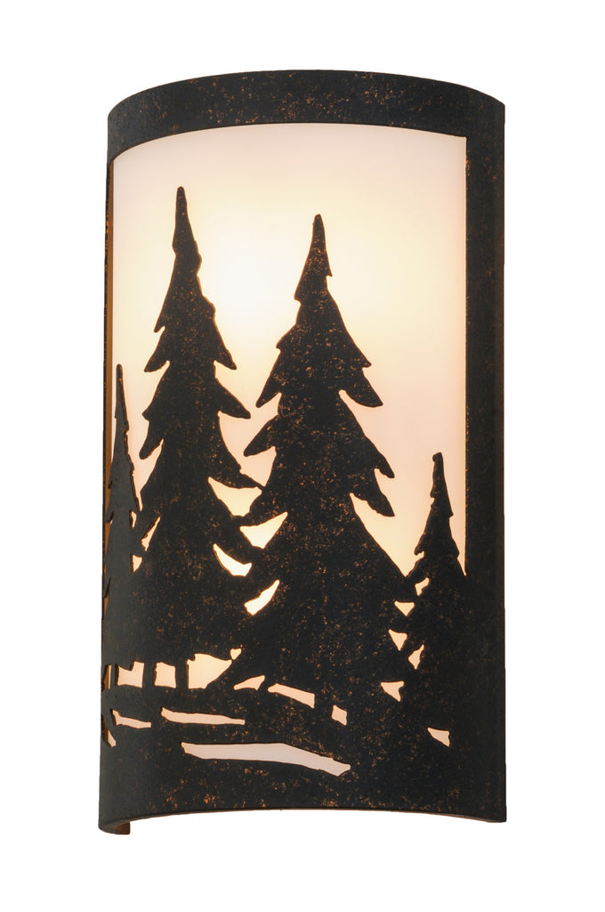 Meyda Tiffany - 150678 - Two Light Wall Sconce - Tall Pines - Rust,Custom