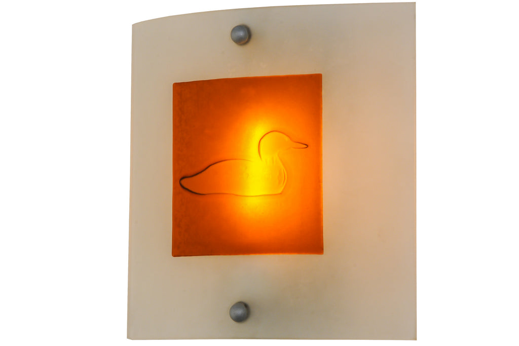 Meyda Tiffany - 151395 - One Light Wall Sconce - Metro Fusion - Nickel
