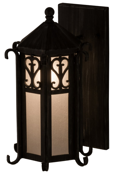 Caprice One Light Wall Sconce in Antique Finish