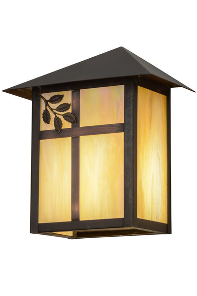 Seneca One Light Wall Sconce in Craftsman Brown Finish