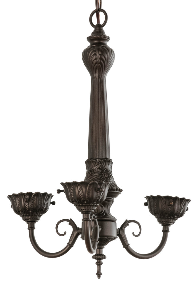 Meyda Tiffany - 158699 - Three Light Chandelier Hardware - Trail`S End - Mahogany Bronze