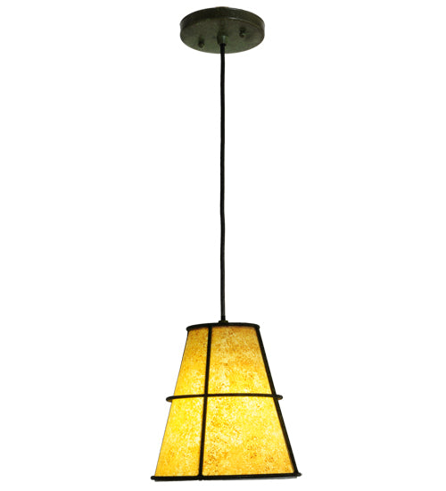 Cilindro One Light Pendant in Weathered Brass Finish