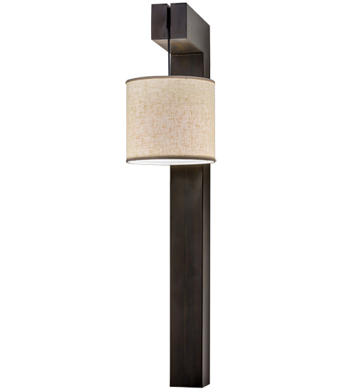 Cilindro One Light Wall Sconce in Amorire Hickory Finish