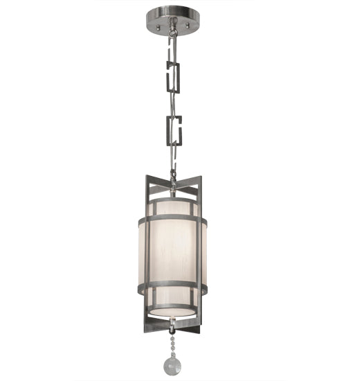 Raiff One Light Pendant in Brushed Stainless Steel Finish