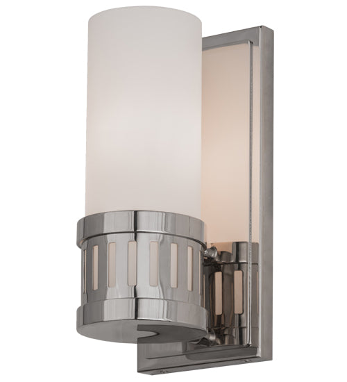 Cilindro One Light Wall Sconce in Polished Nickel Finish