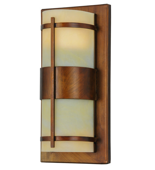 Manitowac LED Wall Sconce in Vintage Copper Finish