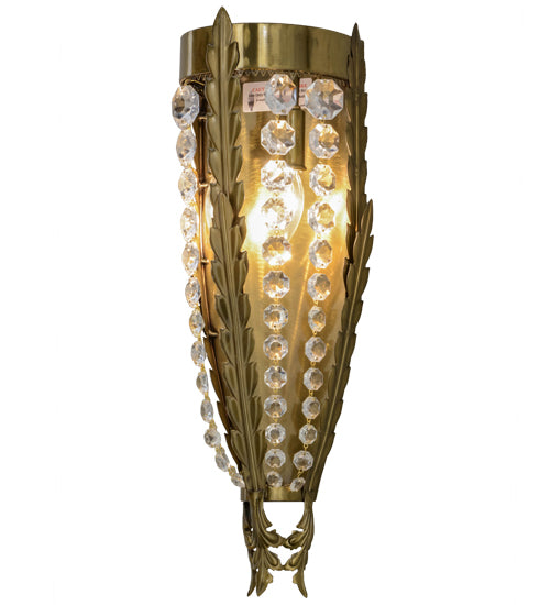 Chrisanne Two Light Wall Sconce in Transparent Gold Finish