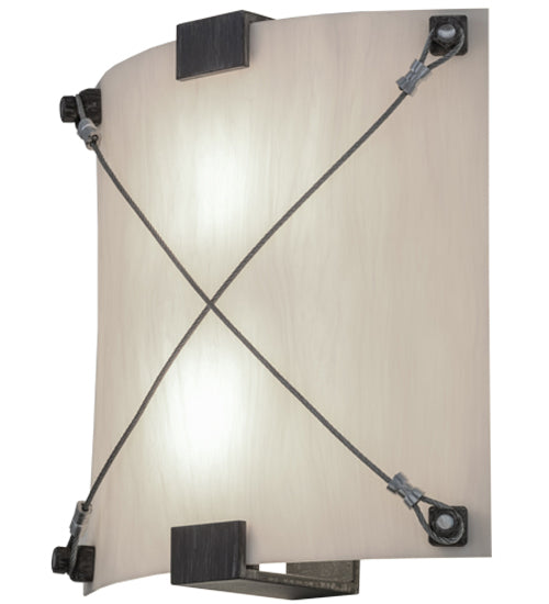 Maxton Two Light Wall Sconce in Antique Iron Gate Finish