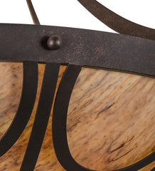 Meyda Tiffany - 163949 - Eight Light Pendant - Carousel - Rust,Wrought Iron