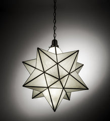 Meyda Tiffany - 162854 - LED Pendant - Moravian Star - Brushed Nickel