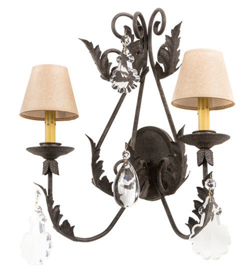 2nd Avenue - 75400.2.073T.X - Two Light Wall Sconce - French Elegance - Antiquity
