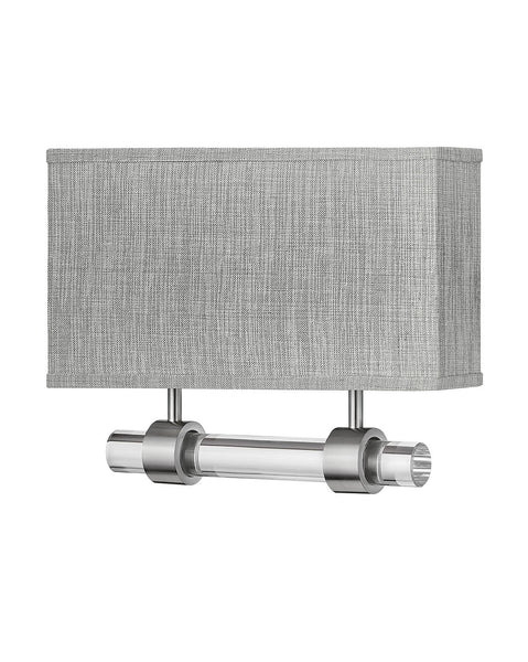 Luster Heathered Gray LED Wall Sconce