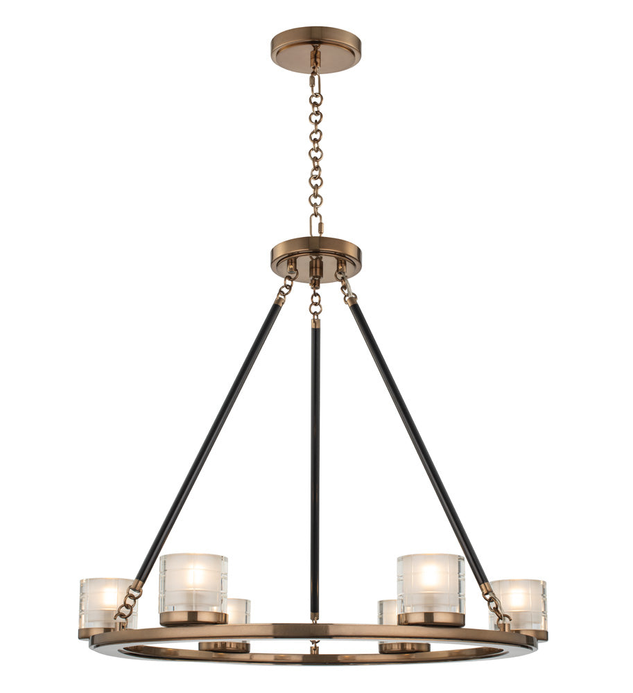 Kalco - 512472LB - LED Chandelier - Library - Library Brass
