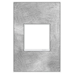Legrand - AWM1G2SP4 - Gang Wall Plate - Adorne - Spiraled Stainless