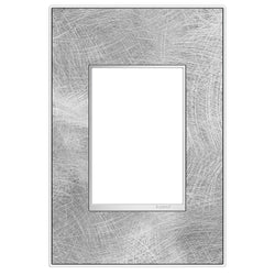 Legrand - AWM1G3SP4 - Gang Wall Plate - Adorne - Spiraled Stainless