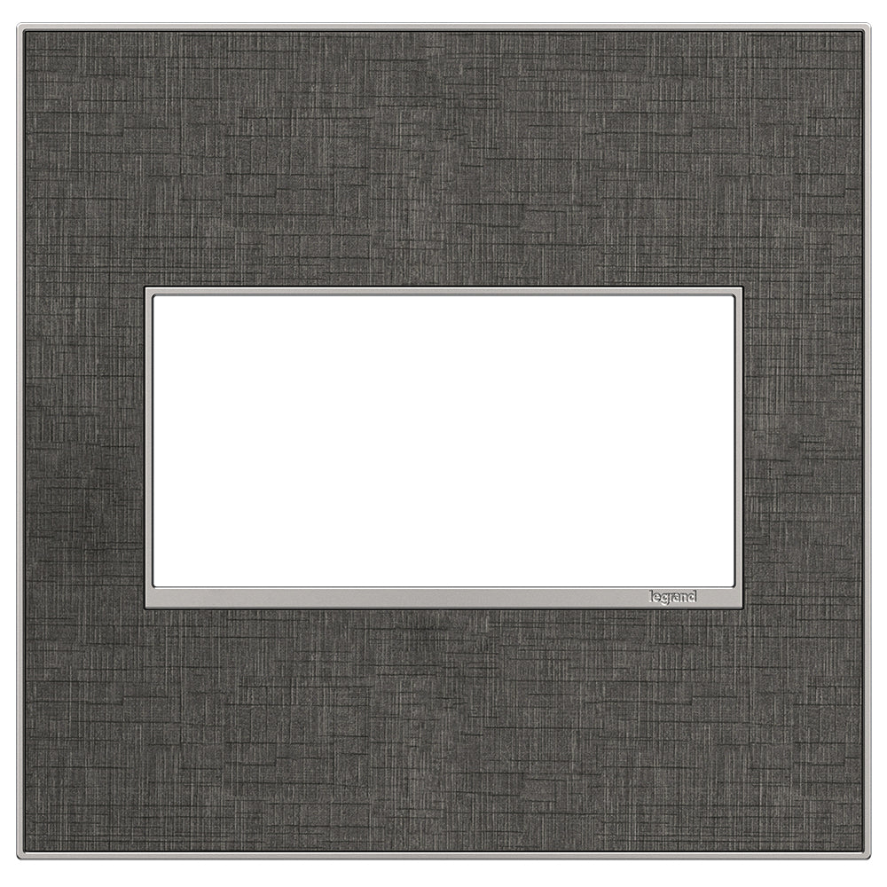Legrand - AWM2GSL4 - Gang Wall Plate - Adorne - Slate Linen