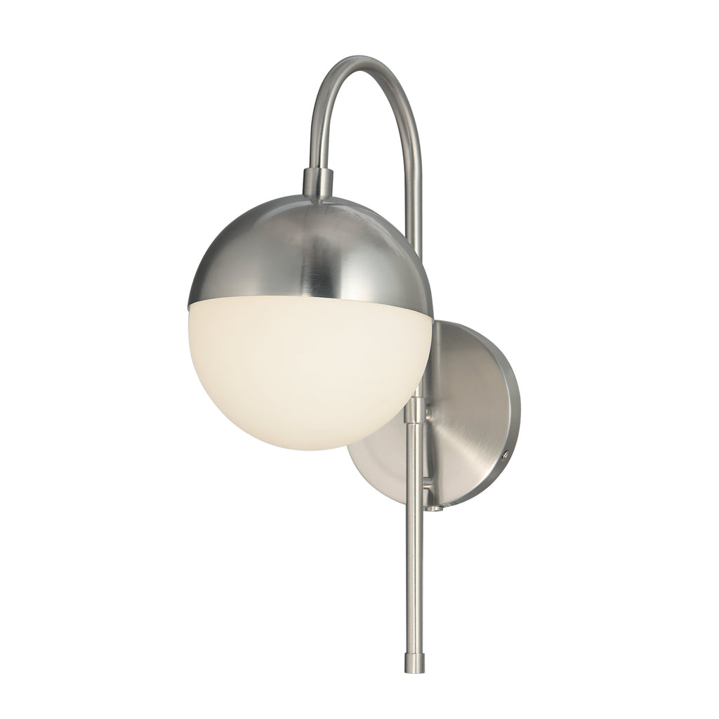 Justice Designs - FSN-4157-OPAL-NCKL - LED Wall Sconce - Ion - Brushed Nickel
