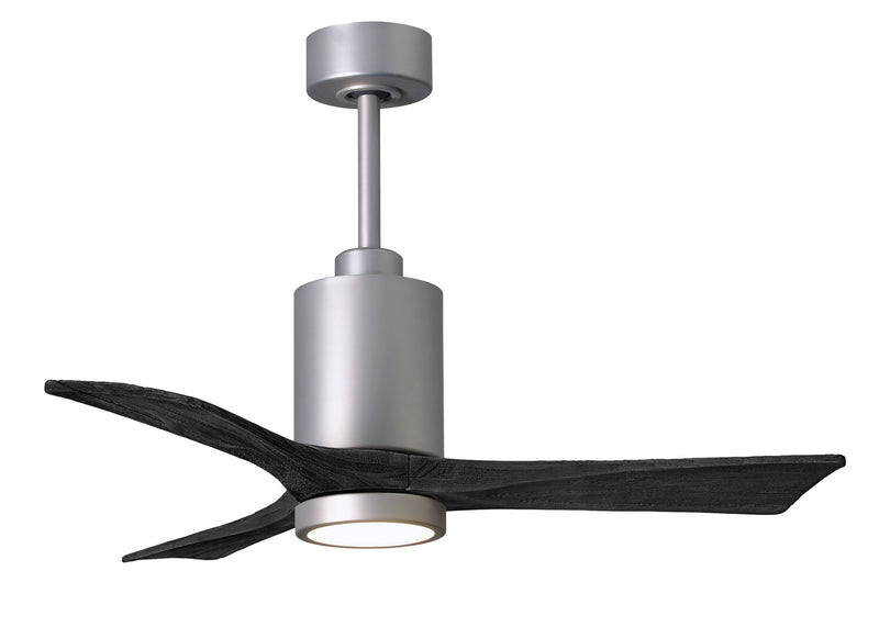 Patricia 42"Ceiling Fan in Brushed Nickel Finish