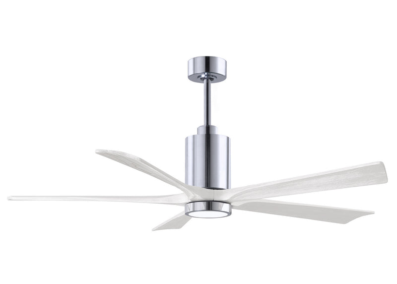 Patricia 60"Ceiling Fan in Polished Chrome Finish