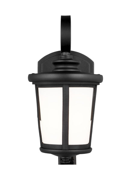 Eddington One Light Outdoor Wall Lantern in Black Finish