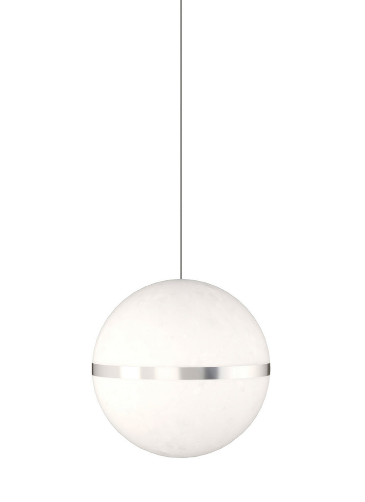 Visual Comfort Modern - 700MOHNES - One Light Pendant - Hanea - Satin Nickel