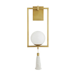 Arteriors - DB49015 - One Light Wall Sconce - Trapeze - Antique Brass