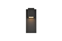 Elegant Lighting - LDOD4007BK - LED Outdoor Wall Lamp - Raine - Black