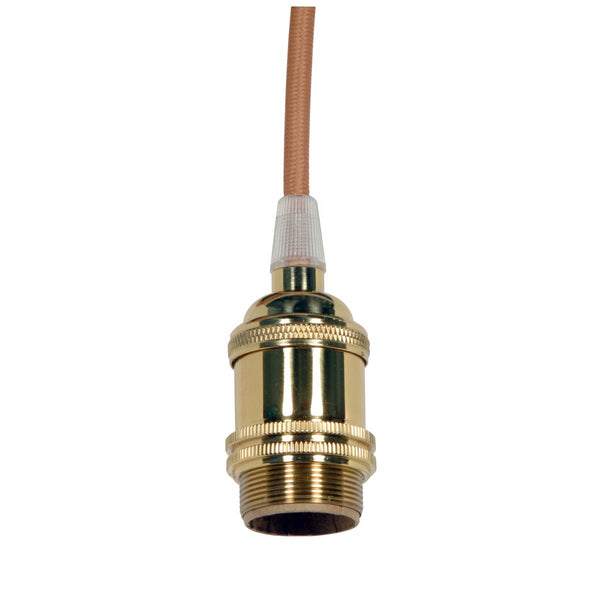 Lampholder in Polished Brass / Glass Finish