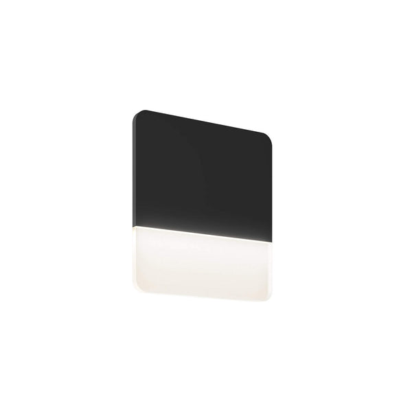LED Wall Sconce in Black Finish
