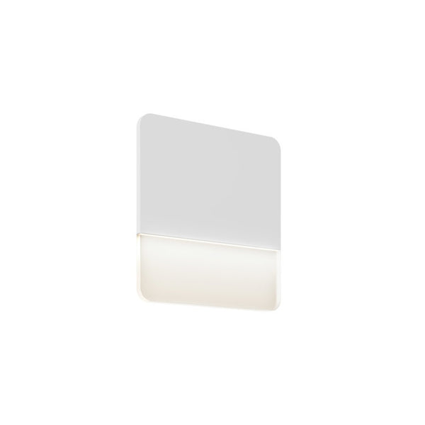 LED Wall Sconce in White Finish