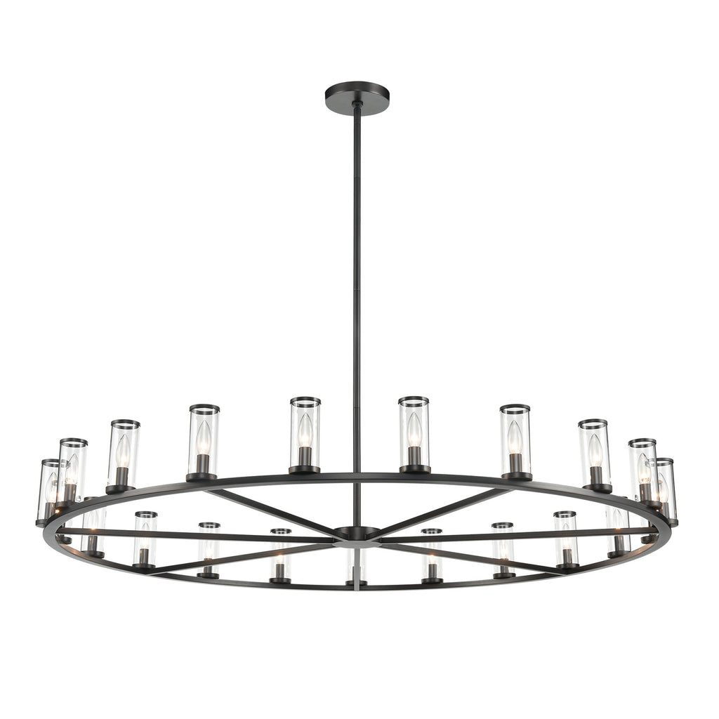 Alora - CH309021UBCG - 21 Light Chandelier - Revolve - Clear Glass/Natural Brass|Clear Glass/Polished Nickel|Clear Glass/Urban Bronze