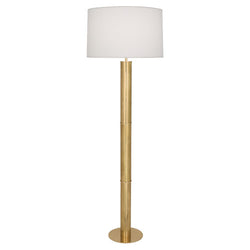 Robert Abbey - 628 - One Light Floor Lamp - Michael Berman Brut - Modern Brass