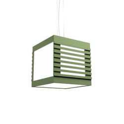 Accord Lighting - 800.30 - One Light Pendant - Slatted - Olive Green