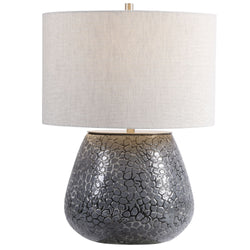 Uttermost - 28445-1 - One Light Table Lamp - Pebbles - Brushed Nickel