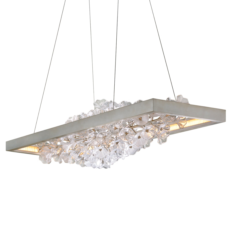 Corbett Lighting - 269-51 - LED Linear Pendant - Jasmine - Silver Leaf